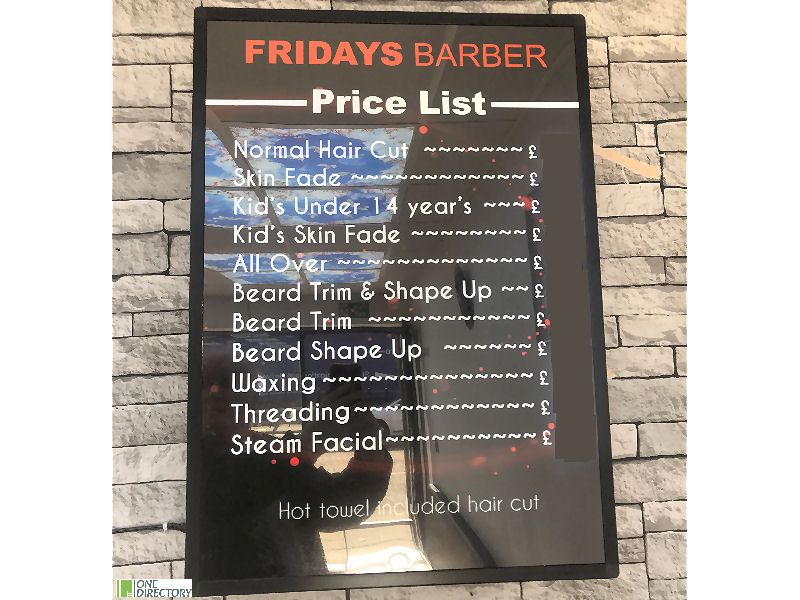 Fridays Barber, Bury, Greater Manchester