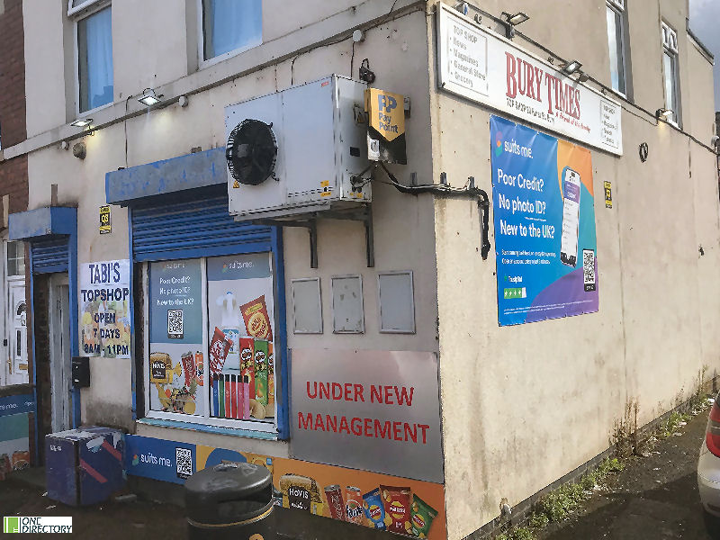 Tabi's Topshop Off Licence, Bury, Greater Manchester