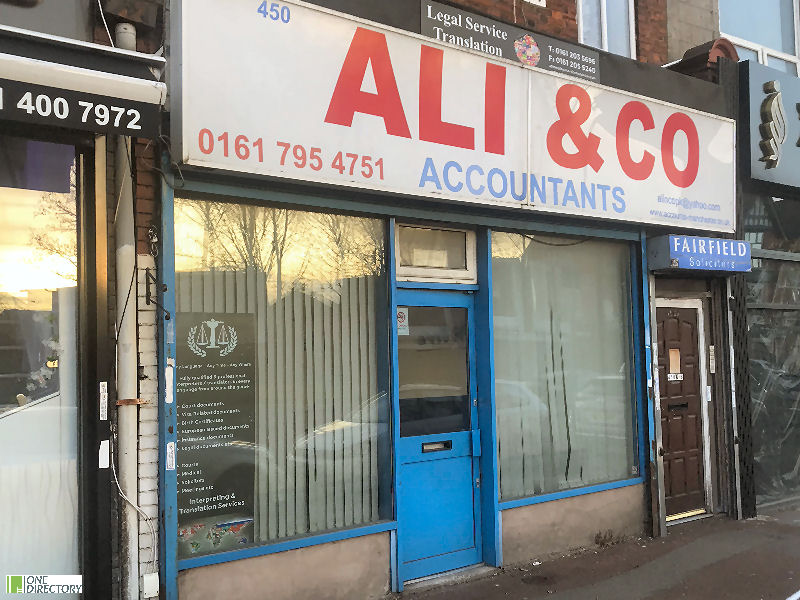 Ali & Co Accountants, Cheetham Hill, Manchester, M8