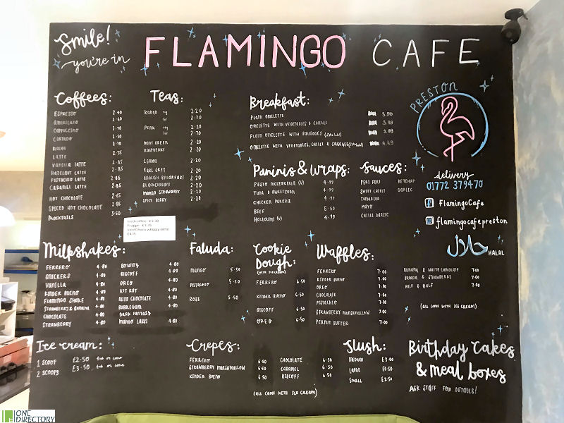 Flamingo Café, Preston, Lancashire